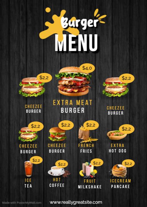 Burger Menu Tamplet에 대한 이미지 결과