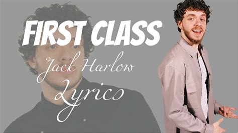 Image result for First Class Jack Harlow Clean