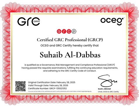 Certified GRC Professional に対する画像結果