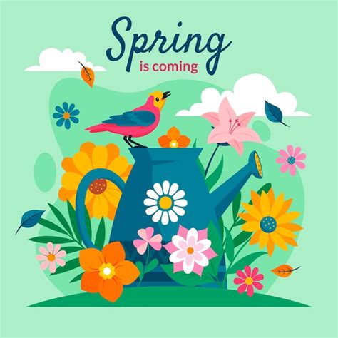 Spring Illusration に対する画像結果