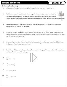 Image result for Grade 8 Math Simple Eqation