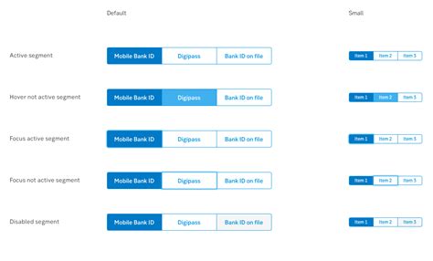 Segmented Control UX に対する画像結果