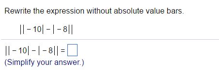 Image result for Rewrite Absolute Value Form in Standard Form