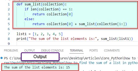 Image result for List Sum Funciton Python