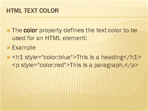 Toradh íomhá ar Heading Text Color in HTML