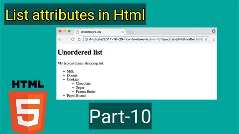 Image result for HTML List Assg