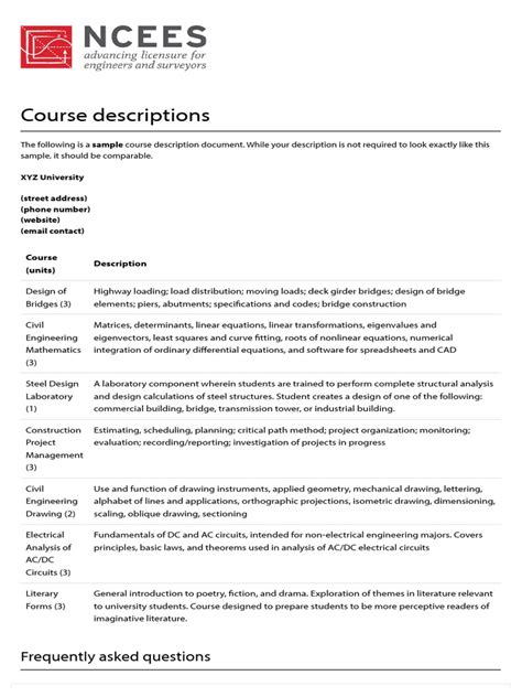 Image result for Overview Course Description