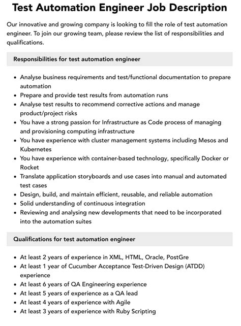 Image result for Automation Test Engineer Responsibilities