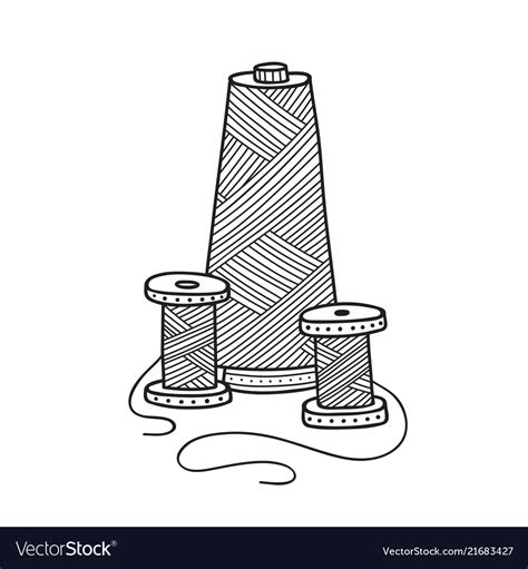 Toradh íomhá ar Free Vector Spool of Thread