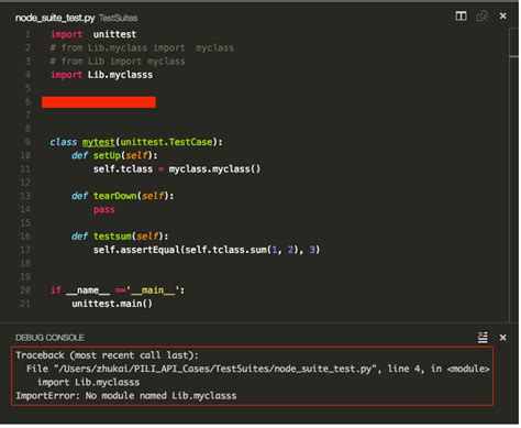 Toradh íomhá ar Import Class Python