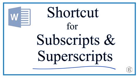 Image result for Superscript Shortcut