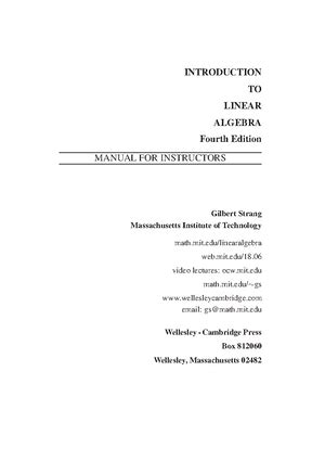 Toradh íomhá ar Introduction to Linear Algebra Fifth Edition
