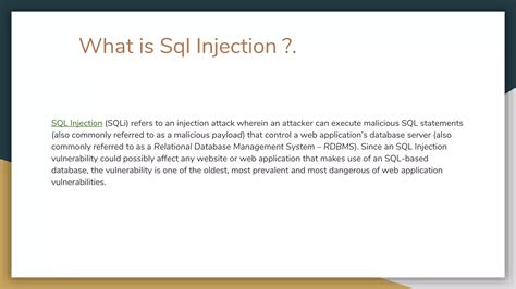 Image result for SQL Injection Pictures for It PowerPoint
