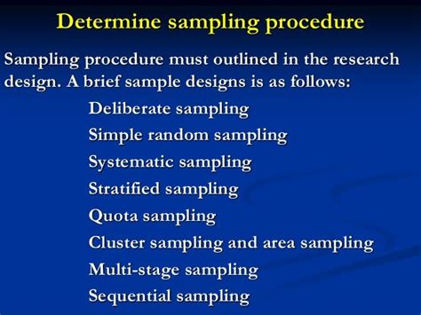 Toradh íomhá ar Sample and Sampling Procedure in Research Example