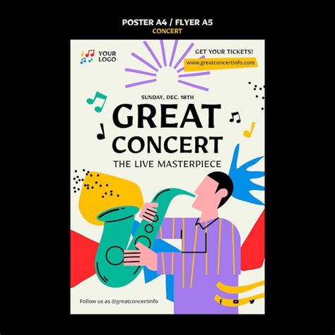 Concert Poster Design Templates に対する画像結果