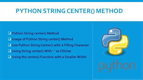 Image result for Python Center Print