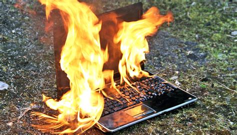 Image result for Computer On Fire
