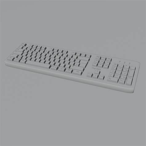 Keyboard Key 3D Model に対する画像結果