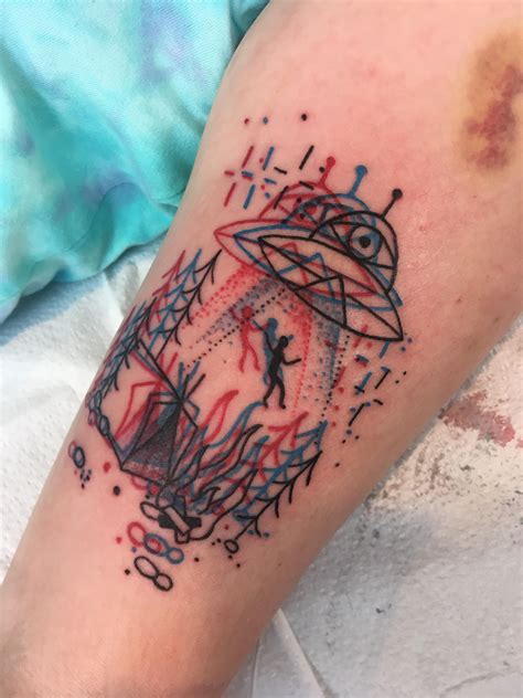 Image result for Alien Abduction Tattoo