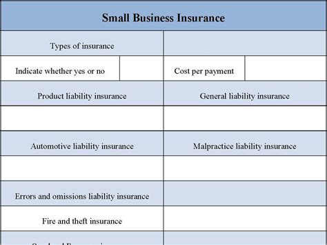 Business Insurance Application Form に対する画像結果
