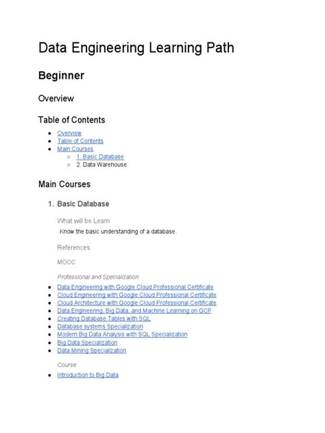 Image result for Data Engineering Learning Path