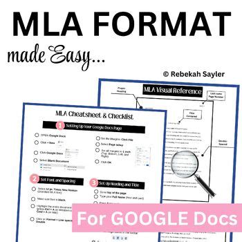 Image result for MLA Format Checklist