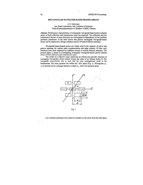 Image result for Rectangular Phased Array