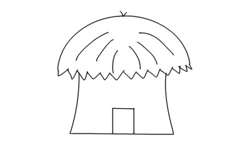Hut Using Line Drawing Algorithm に対する画像結果