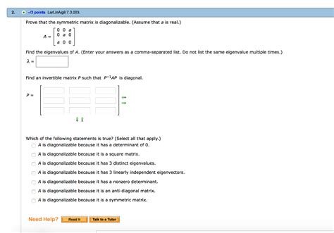 Diagonalizing a Symmetric Matrix に対する画像結果
