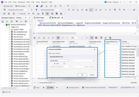 Image result for T-SQL Query Filter Column