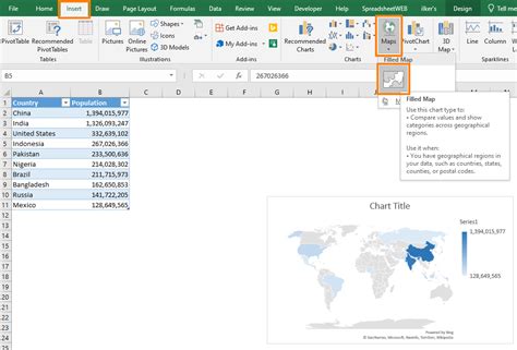 Image result for Excel Map