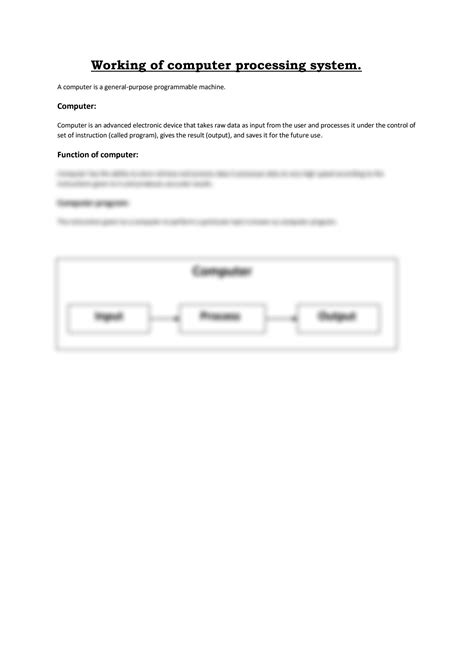 Image result for Computer Processing System