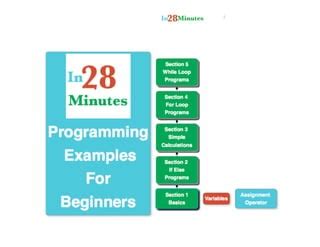 Image result for Five Examples of Programming