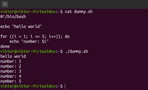 For Loop in Bash Script に対する画像結果