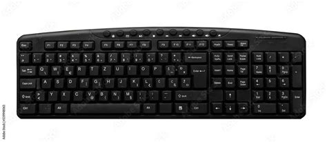 PC keyboard on isolated transparent background Stock Photo | Adobe Stock
