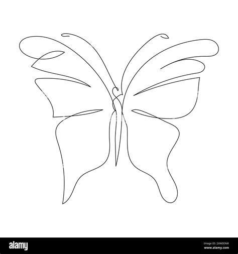 Image result for Single Line Butterfly Drawing