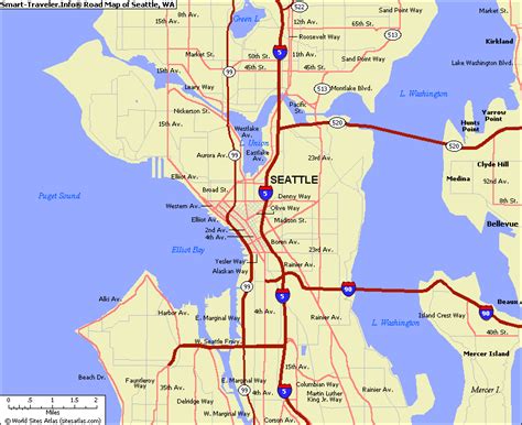 Image result for Seattle Area Map