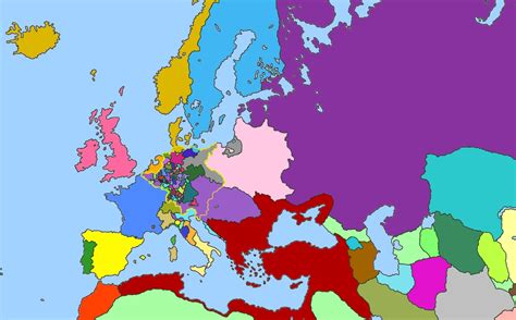 Image result for Political Map Europe 1750