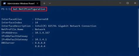 Image result for IP Config in PowerShell