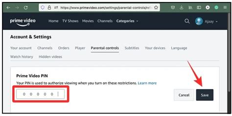 Image result for Amazon Prime Pin Setup
