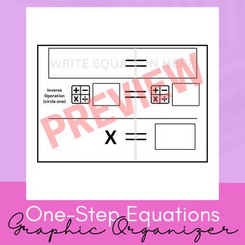 One Step Equations Graphics に対する画像結果