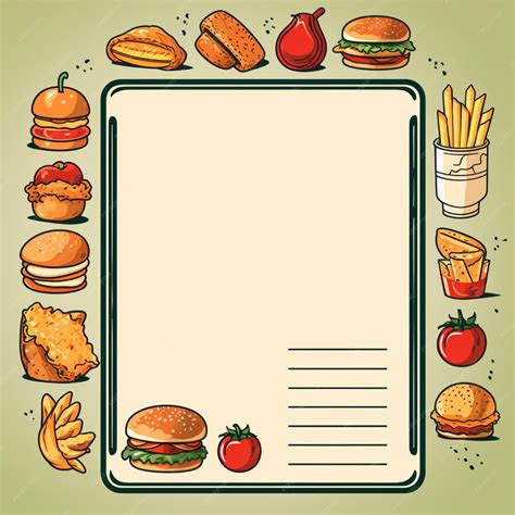 Image result for Empty Fast Food Menu