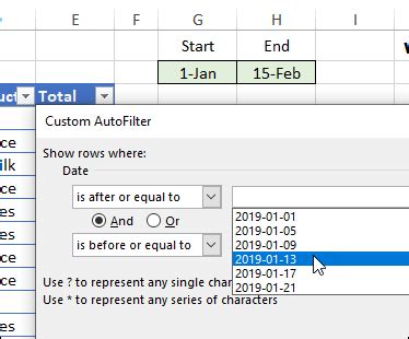 Afbeeldingsresultaten voor Add Date Filter Excel