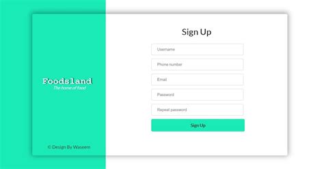 Image result for Sign Up Page Back Image HTML