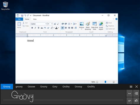 Image result for How to Type in Window 10
