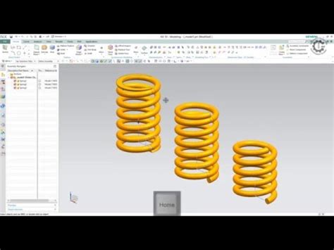 Image result for Sample of Spring Drawing On NX