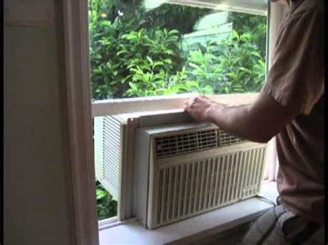 How to Install a Window A/C Unit - YouTube