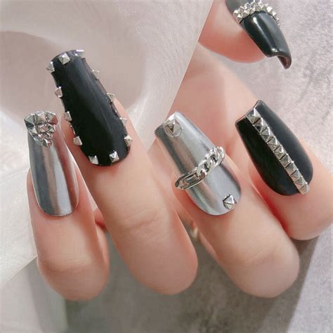 Image result for Punk Rhinestone Nail