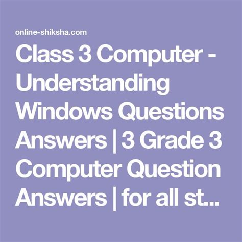 Image result for Introduction to GUI Operating System Class 3 One Word Questions