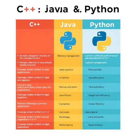 Image result for Comparison Between Python C++ and Java